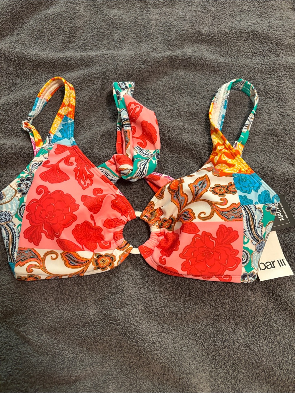 Bar III Beachside Bohemian Bikini Top